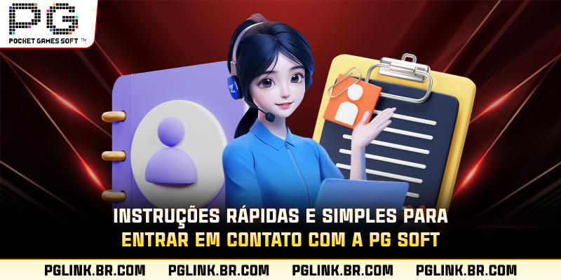 Instruções rápidas e simples para entrar em contato com a PG Soft