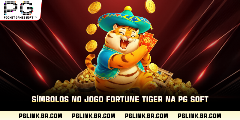 Símbolos no jogo Fortune Tiger na PG Soft